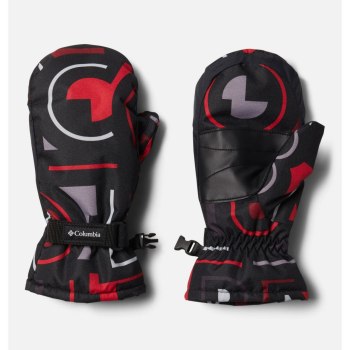 Columbia Core, Guantes Negros Multicolor Para Niña | 219065-USM